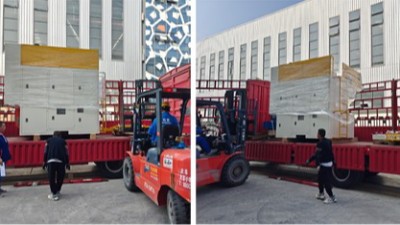 安徽汽車零部件客戶的40工位自動噴膠機成功發(fā)貨